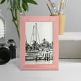 thumbnail image 5 of Neutral Tropics IV - Framed Print w/glass - Sunset Pink, 5 of 8