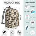 thumbnail image 5 of Traditional Pattern Bohemian Backpack for Women Men, Lightweight Boho Style Bookbag with Multiple Pockets, School Backpack for University Students, Durable Daily Use, Wonderful Gift, 5 of 5
