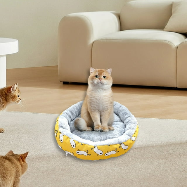 Fridja Transporteur de Chenil Moyen pour Petit Chien Rond Confortable et Doux