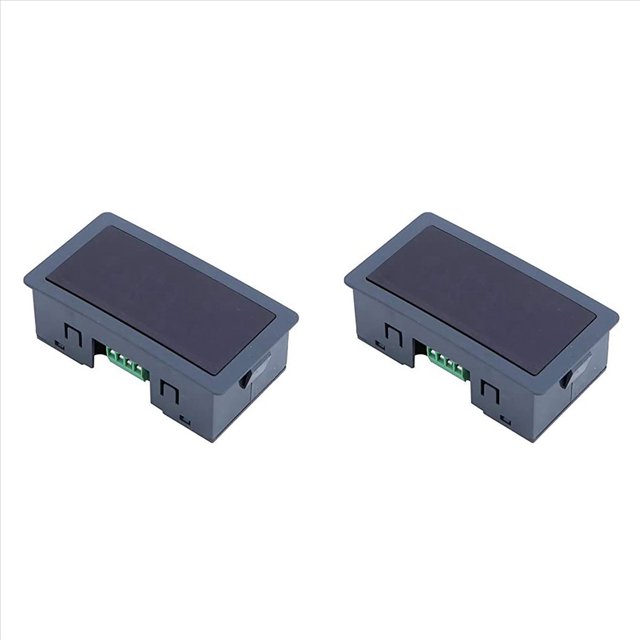 2X Medidor de Pantalla Led de Puerto Serie Rs485, Medidor de Pantalla Modbus-Rtu de 4 Dígitos y 0,56 Pulgadas, Adecuado para Equipos de Automatización