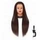 thumbnail image 1 of Cabeza de maniquí, entrenamiento para peinar el cabello, Hairingrid 26-28, marrón oscuro, 1 of 6