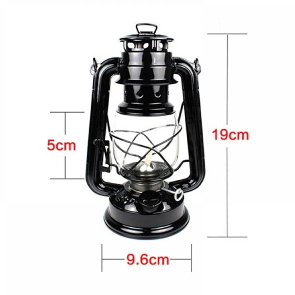 Oil Lamp Burning Lantern Retro Kerosene Lamps Storm Lantern Lights Outdoor Camping Lights for Home Outdoor Patio Decoration Gift