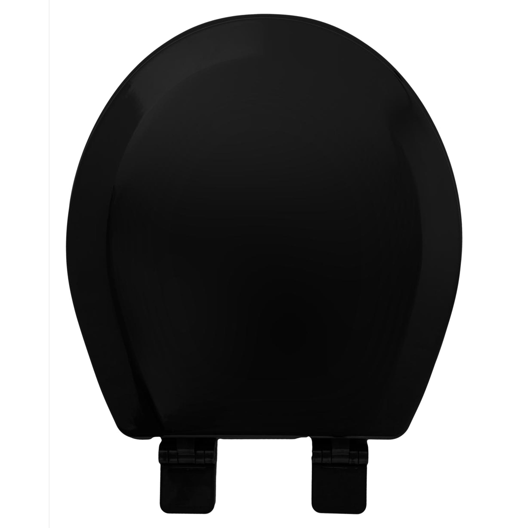 Oakbrook Collection Laurel Round Black Wood Toilet Seat