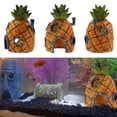 thumbnail image 2 of 1 pieza Casa de piña Bob Esponja Casa de resina Acuario Pecera Paisajismo Adornos de dibujos animados Peces y camarones Evitar decoración Casa de piña Simulación Resina Dibujos animados Pecera Conjun JAMW Sencillez, 2 of 5