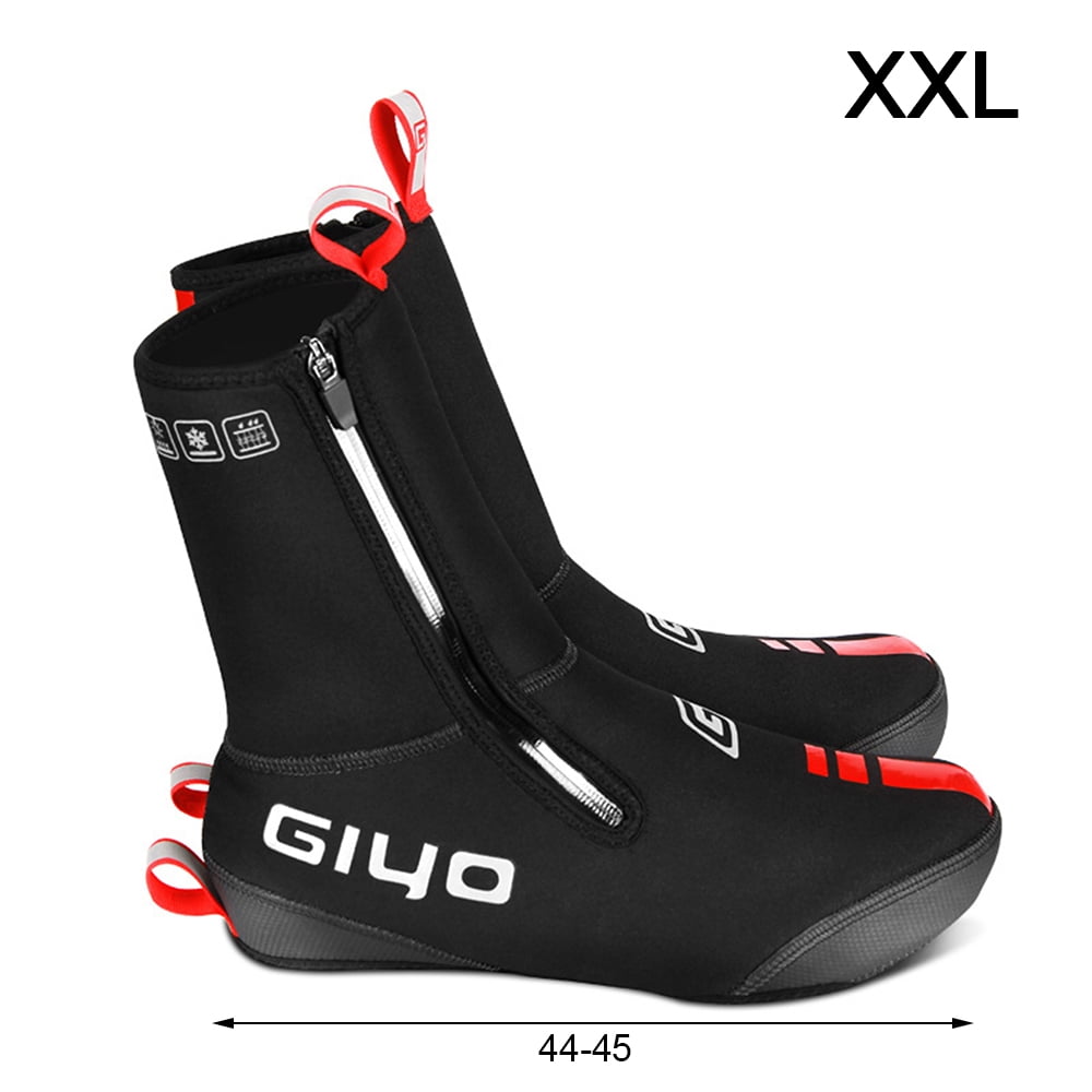 Waterproof Cycling Shoe Covers Warm Bicycle Bike Overshoes Fleece Thermal 