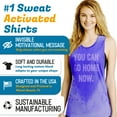 thumbnail image 3 of Sweat Activated Tank Top You Can Go Home With Motivational Message X-Large, 3 of 6
