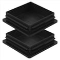 thumbnail image 3 of 80mm x Plastico Cuadrado Tapas Tuberia Tubo Insertos Final Blanqueo 2 Piezas, 3 of 5