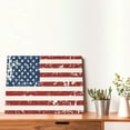 thumbnail image 4 of Balery Vintage American Flag Pattern Canvas Decorative Picture – 30x40in Premium Wall Art, Modern Canvas Print for Home Decor（Horizontal）, 4 of 6