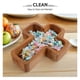 thumbnail image 3 of Wooden Serving Trays Cross Shaped Serving Platter Wood Appetizer Cheese Plates Charcuterie Board Funny Fruit Snacks Plate Dish Food Platter For Home K, 3 of 3