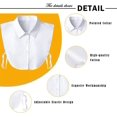 thumbnail image 2 of HOYUFEI Adjustable Half Shirts Cotton, Fake Collar Top (Women's) One Size, 2 of 9
