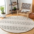thumbnail image 2 of SAFAVIEH Natura Ernesto Geometric Area Rug, Beige/Ivory, 6' x 6' Round, 2 of 8