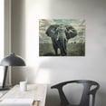 thumbnail image 4 of Orinice Elephant Fine Art Aesthetic Poster & Print Wall Painting for Classroom Kitchen Office Farmhouse Bathroom Room Decor Pictures Wall Art Painting Print On Canvas Living Room Bedroom Home, 4 of 6