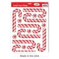thumbnail image 4 of 96 Piece Bulk Christmas Candy Cane Clings, 4 of 6