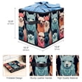 thumbnail image 3 of Alpaca Foldable Toy Box with Handle, 10.8"x10.5"x10.6", Large Capacity Storage Bins, Storage Cubes, Storage Baskets, 3 of 6