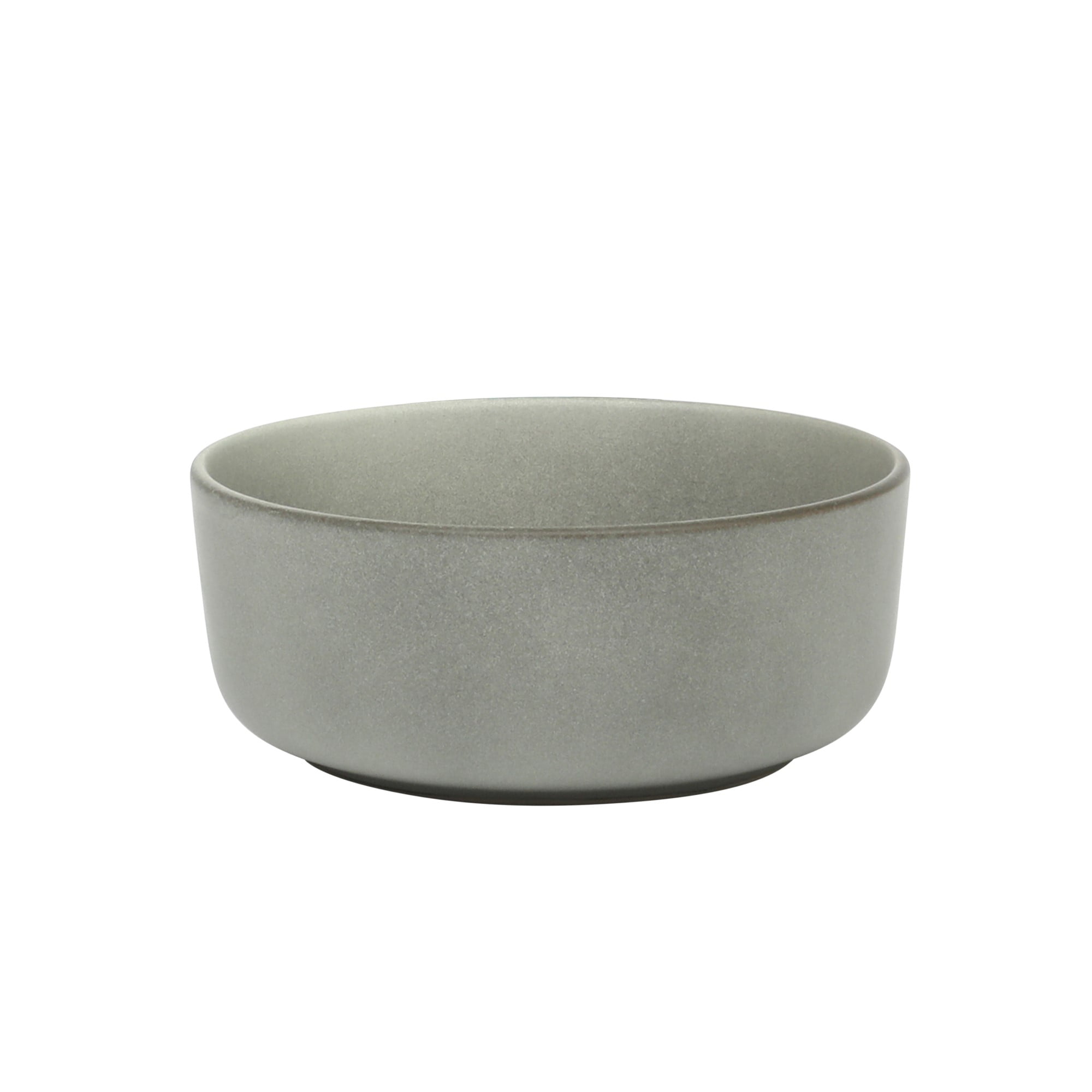 Gibson Soho Lounge Pasco 16 Piece (Service for 4) Plates and Bowls Double Bowl Reactive Glaze Dishes Stoneware Ceramic Dinnerware Set - Grey