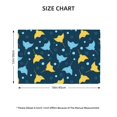thumbnail image 2 of Placemats Set of 4 / 6, stingray cute navyblue dots Placemats for Dining Table Indoor/Outdoors Heat Resistant Washable Placemats 18" x 12", 2 of 8