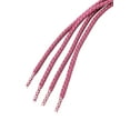 thumbnail image 4 of INSPIRE CHIC 2 Pairs Athletic Unisex Elastic Reflective Round Shoelaces for Sneakers Fuchsia 100 cm/39.5", 4 of 5