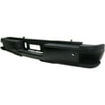 thumbnail image 3 of VioletLisa 1pc Rear Powdercoated Black Steel Bumper Cover Step Face Bar Park Assist Sensor Cut-out for Chevy for Silverado 2500HD/3500HD 2015-2018,for GMC for Sierra 2500HD/3500HD 2015-2018, 3 of 8