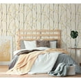 thumbnail image 6 of Brewster Ingrid Mustard Scandi Tree Paste The Wall Non Woven Wallpaper, 20.5-in by 33-ft, 56.4 sq. ft., 6 of 7