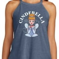 thumbnail image 3 of Disney Princess - Cinderella Kiss - Juniors High Neck Tank Top, 3 of 5
