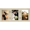 thumbnail image 5 of Golden State Art 4x6 Trifold Hinged Family Picture Frames, Beige, 1-Pack, 5 of 6