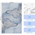 thumbnail image 5 of Marble Blue Kitchen Towels Set of 4, Modern Abstract Ink Painting Luxury Soft Microfiber Dish Towels, Absorbent Quick-Dry Washable Dishcloths for Kitchen Cleaning, Drying Dishes, 18x28 Inches, 5 of 9