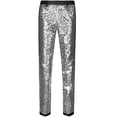 thumbnail image 5 of Men's Sequin Blazer Retro Dress Top and Pants Set Metallic Slim Suit 2 Piece Disco Prom Shiny Outfit Wedding Party Banquet Fashion Jacket Pant, 5 of 5