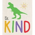 thumbnail image 2 of Gibbons, Lauren 26x30 White Modern Wood Framed Museum Art Print Titled - Be Kind Trex 2, 2 of 4