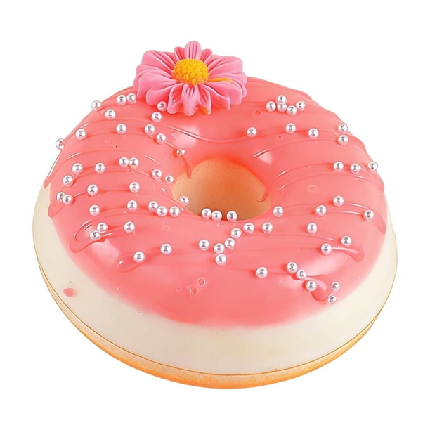 Simulación de Pastel de Comida Postre Imanes de Refrigerador Juguete Antiestrés para Decoración de Cocina y Regalo, Donut y Pastel de Comida Falsa Realista