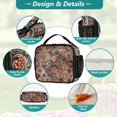 thumbnail image 3 of ALAZA Bohemian Mandala Paisley Rustic Lunch Box Insulated Lunch Bag Cooler Tote with Shoulder Strap, 3 of 7