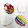 thumbnail image 3 of Craft DIY Mixed 100 PCs Wooden Painting Fit Sewing Easter Eggs Buttons 2Hole Home, 3 of 6