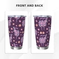thumbnail image 3 of KLL Snake And Flower Print 40oz Stainless Steel Insulated Car Cup with Spillproof Lid - Keep Your Drink Hot or Cold on the Go-Straw Three-piece Set, 3 of 8