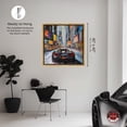 thumbnail image 5 of Blast The Speakers Car Canvas Wall Art by Notoriart, Gold Floater Frame, 41.5" x 41.5", 5 of 7