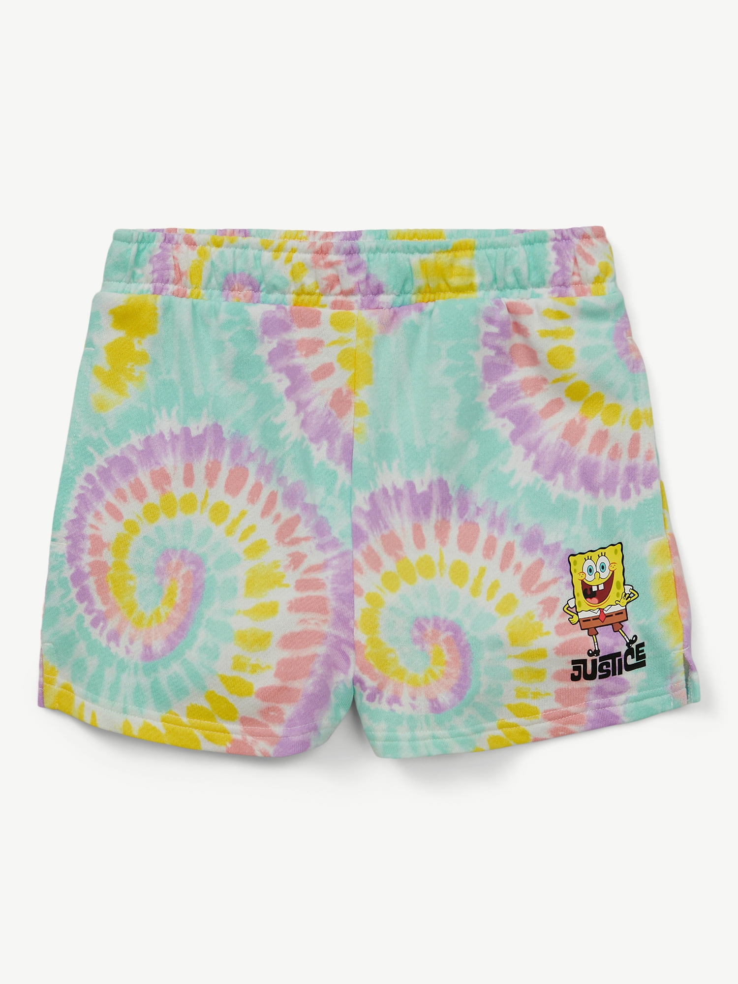SpongeBob X Justice Girls French Terry Short, Sizes XS - XLP