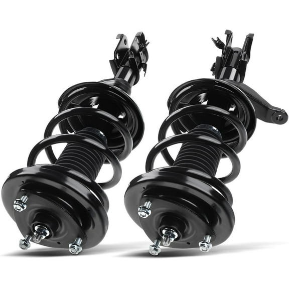 A-Premium Front Pair (2) Complete Strut & Coil Spring Assembly Compatible with Honda Element 2007 2008 2009 2000 2011, L4 2.4L, 4WD, FWD, Driver and Passenger Side