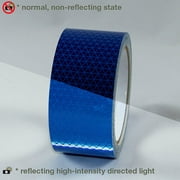 Oralite (Reflexite) V92-DB-COLORS Microprismatic Conspicuity Tape: 2 in x 30 ft. (Blue)
