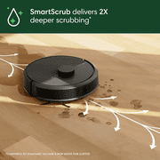 iRobot Roomba 104 Combo Robot Vacuum and Mop, Self-Emptying, LiDAR Navigation, Smart Mapping, Black
