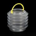 thumbnail image 3 of Uxcell 3.5" x 3.9" Cuenca de Cepillo, Cubo de Limpieza de Pinceles, Transparente, 3 of 5