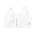 thumbnail image 5 of CAICJ98 Bras For Women Womens Sports Bra No Wire Comfort Sleep Bra Plus Size Workout Activity Bras With Non Removable Pads Shaping Bra White,XX-L, 5 of 5