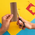 thumbnail image 2 of Rollos de papel de 12 piezas para manualidades tubos de cartón marrón artesanías de bricolaje, 2 of 5