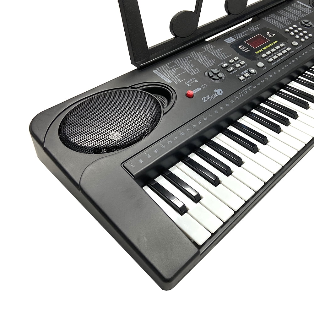 Electric Keyboard 61Key Digital Musical Piano Keyboard with Headphone Jack Microphone for Children Kids Xmas Gift