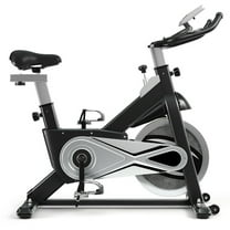 Demifill Exercise Bike, Stationary Cycling Bike with 40 Lbs Flywheel, Adjustable Seat & Handlebar, Indoor Cycling Bike for Home & Gym Use, Black