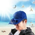 thumbnail image 4 of Uqiangy Hat with Fans Solar Power Hat with Fans Fan Hats for Men Sun Hat with Solar Powered Fans Solar Hat with Built In Fan Fan Hats for Women Sombrero Con Ventilador Solar Blue One Size, 4 of 9