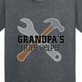 thumbnail image 4 of Inktastic Grandpa Little Helper Youth T-Shirt, 4 of 5