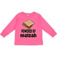 thumbnail image 3 of Inktastic Funny Passover Powered by Matzah Boys or Girls Long Sleeve Toddler T-Shirt, 3 of 5