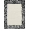 thumbnail image 2 of Nourison Pacific Shag 5'3" x 7'3" Ivory Black Shag Indoor Rug, 2 of 9