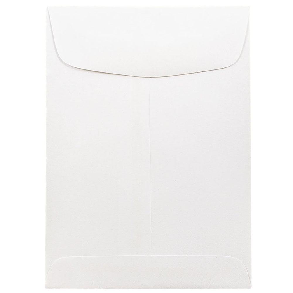 JAM PAPER 5 1/2 x 7 1/2 Open End Catalog Commercial Envelopes White Bulk 1000/Carton