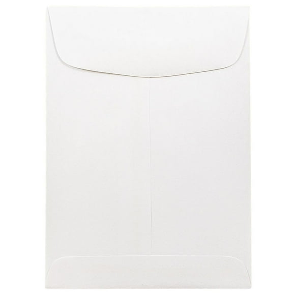 JAM Paper 5 1/2 x 7 1/2 Open End Catalog Commercial Envelopes, White, Bulk 1000/Carton