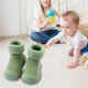 thumbnail image 1 of Zapatos de arrastre para bebés zapatos de calcetín de invierno no deslizan los primeros zapatos para caminar, la suela suave, los botines de lujo de los niños cómodos para niños, 1 of 9