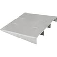 thumbnail image 3 of Speedway Motors Aluminum Scale Ramps Set of 4 for 2.5 Inch Pads, 15 x 15 x 2.5 Inches, Lightweight Braced Design for Accurate Vehicle Weighing, Suspension Bind Relief, 3 of 6